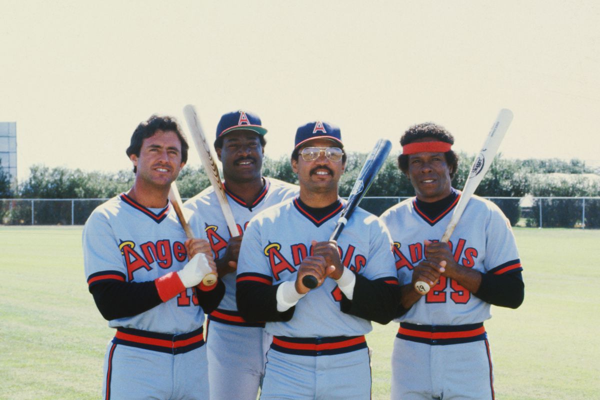 Portrait of Angels’ Teammates on the Field