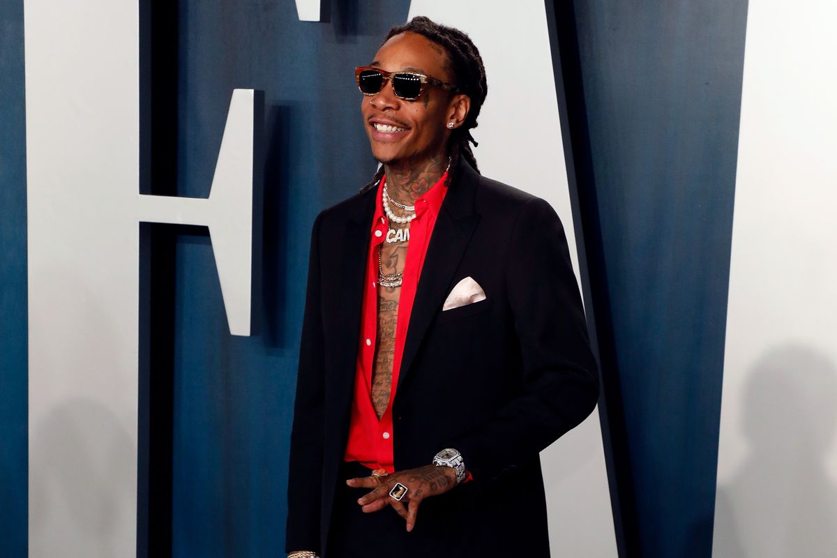 Wiz Khalifa at the Vanity Fair Oscar Party at Wallis Annenberg Center for the Performing Arts on February 09, 2020.