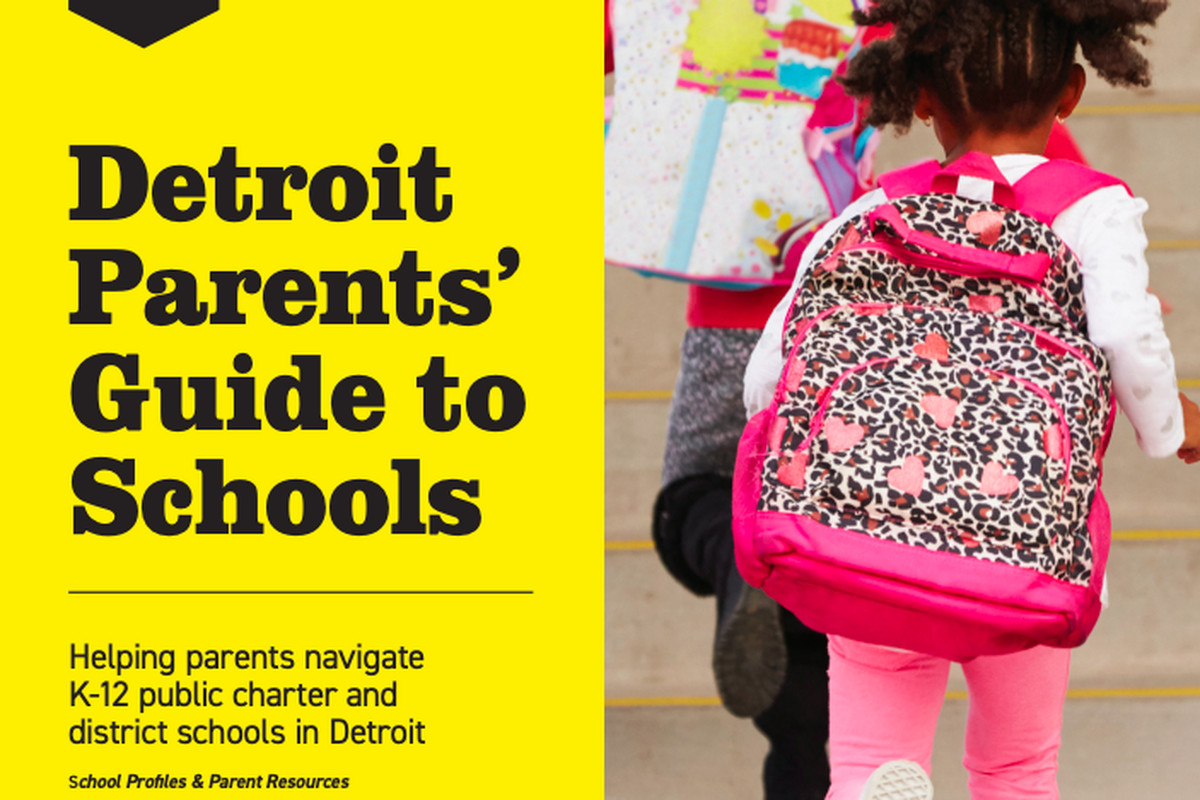 A snapshot from the cover of the second edition of a school guide published by the Detroit Community Education Commission.