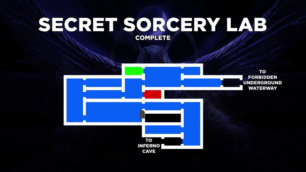 Bloodstained: Ritual of the Night Secret Sorcery Lab map