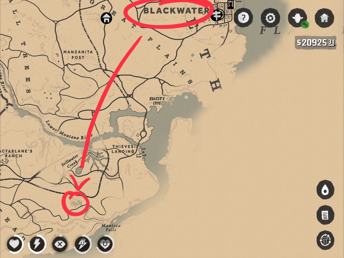 Red Dead Redemption 2 <span data-author="-1">Legendary Tatanka Bison map</span>