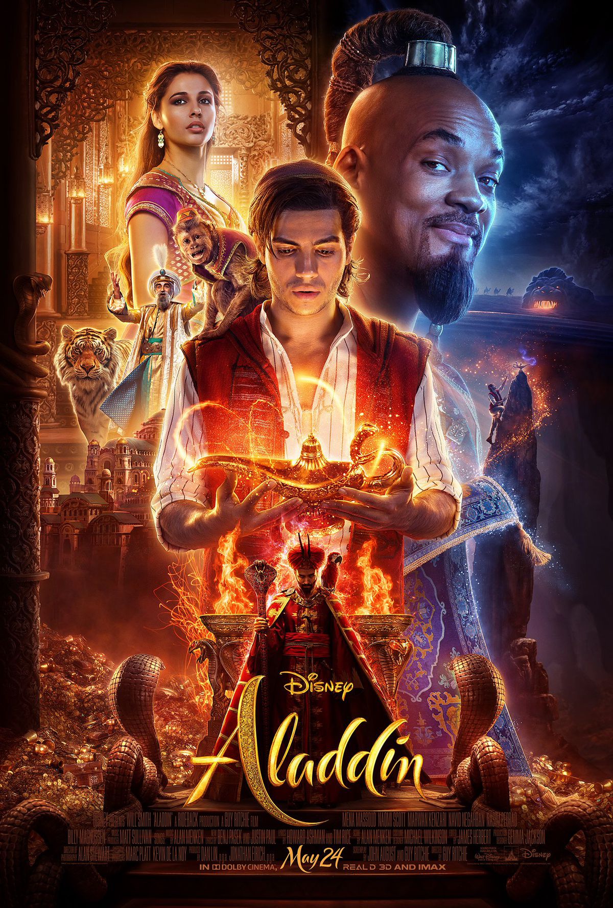 Poster for Disney’s live-action remake of Aladdin.
