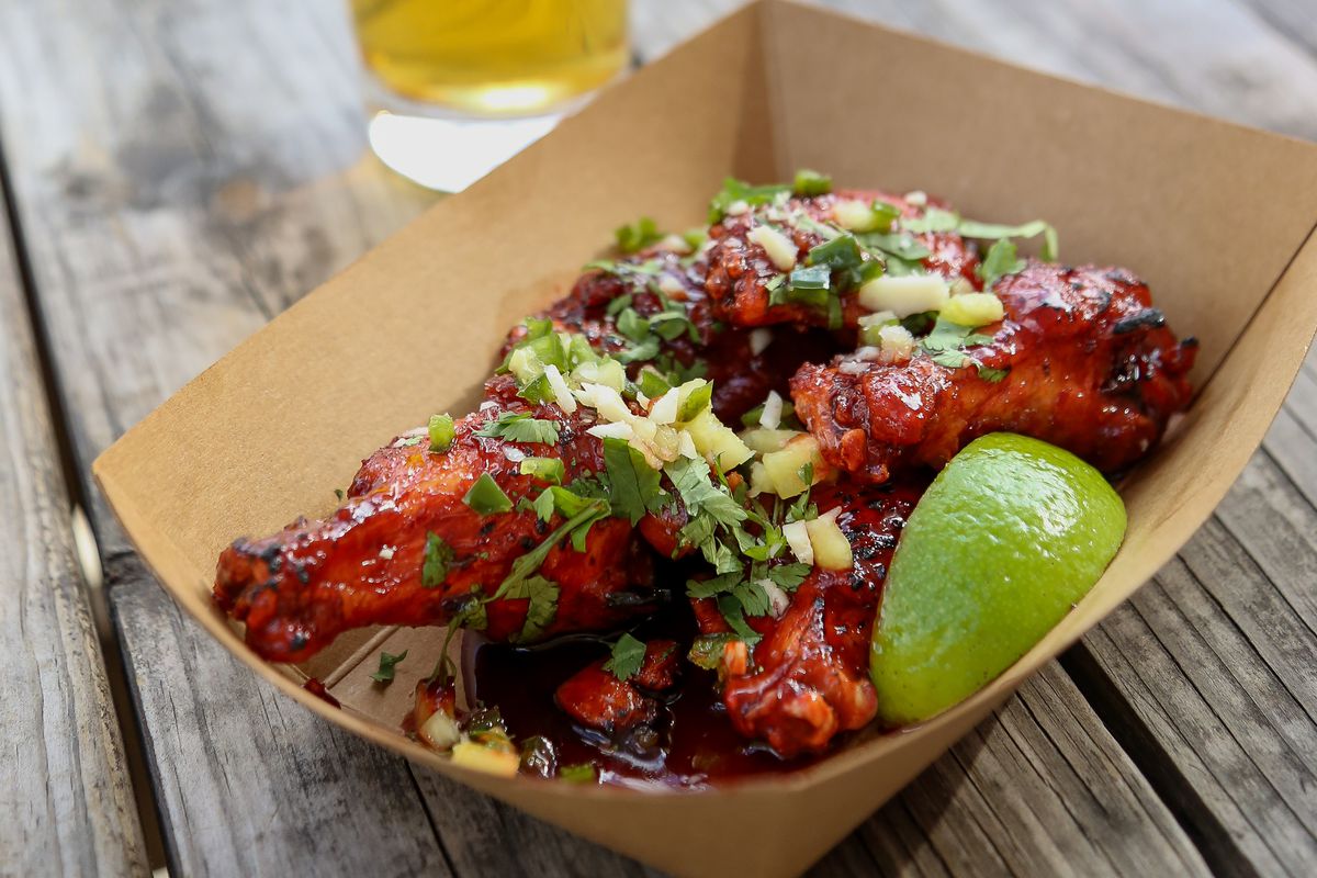 The CBD chicken wings from Spicy Boys