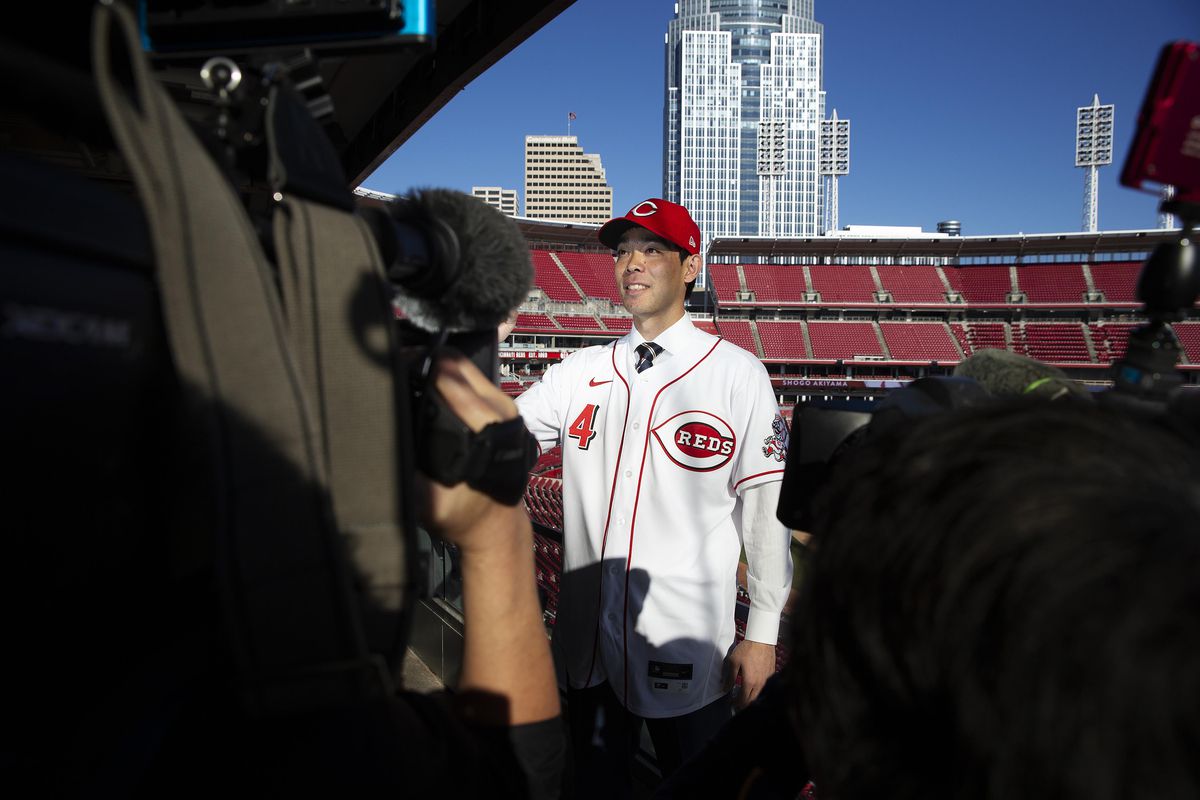 MLB: Cincinnati Reds-Shogo Akiyama Press Conference
