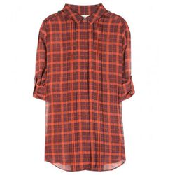 Burberry Brit <a href="http://www.mytheresa.com/us_en/karo-seidenbluse.html">plaid silk-chiffon shirt</a>, $494.