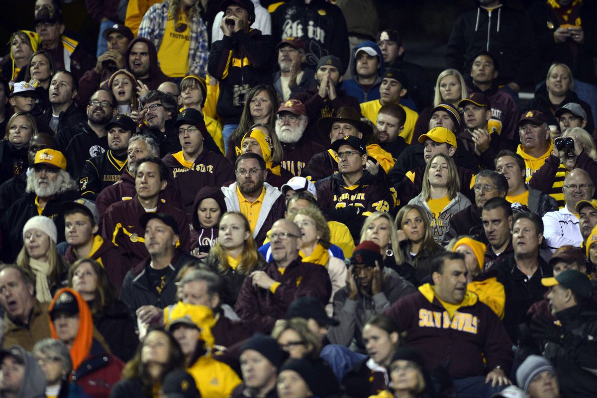 These ASU fans are ready for the blackout.