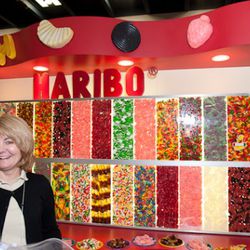People were going crazy for all that Haribo gummy candy.