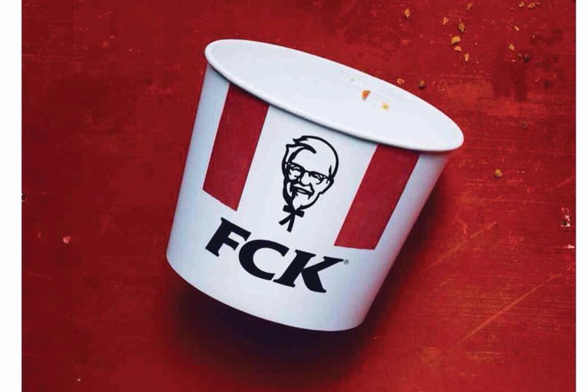 KFC sent out material after DHL lost its chicken