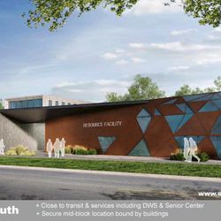 Salt Lake City officials identified sites for four new homeless resource centers in Salt Lake City on Tuesday, Dec. 13, 2016, including 131 E. 700 South, pictured here in this artist rendering.