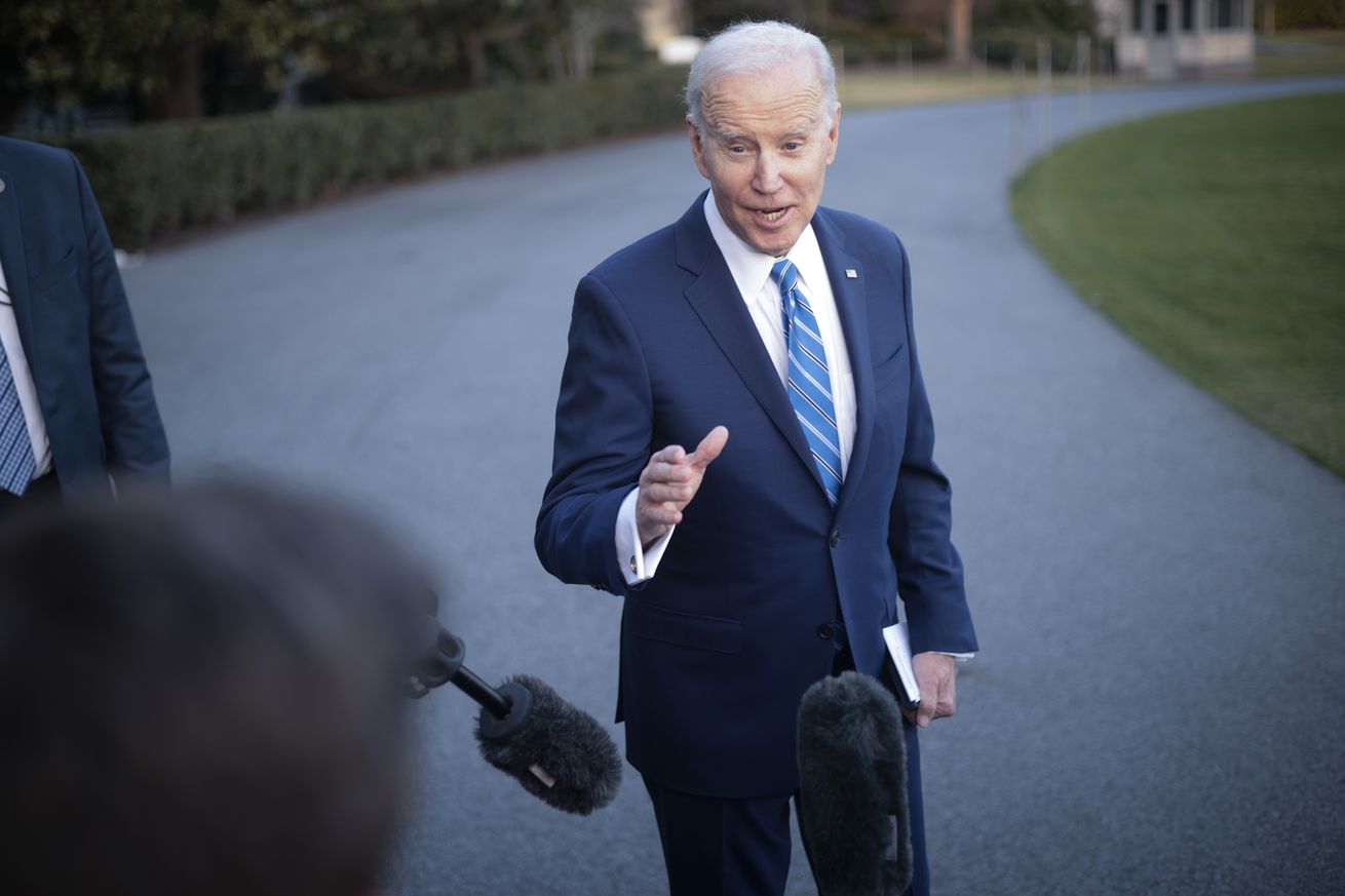 President Joe Biden Departs The White House For House Democratic Caucus Issues Conference In Baltimore