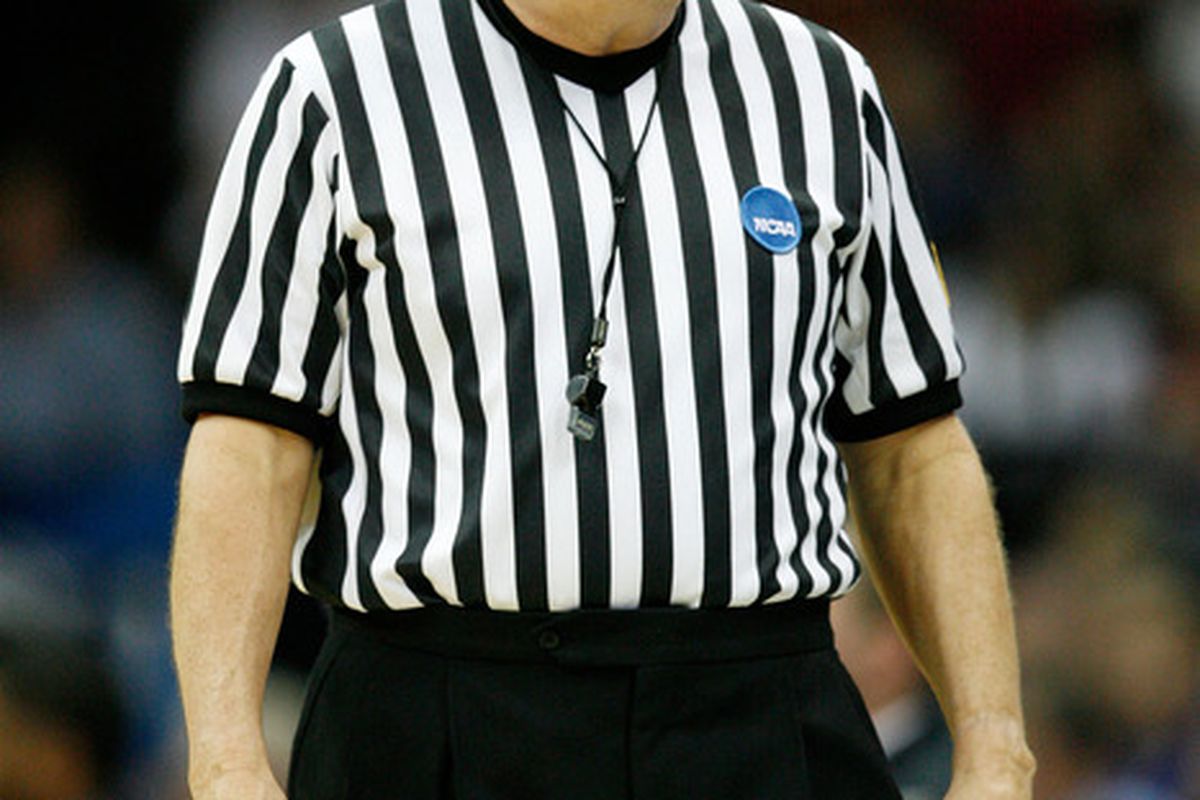 One of the worst referees in basketball, Jim Burr.