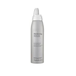 Looking to amp up your flat, lifeless locks? Try <b>Living Proof's</b> <a href="http://www.livingproof.com/buy/full-thickening-mousse">Full Thickening Mousse</a>. It's light-weight formula features a new technology that deposits a flexible, micro-pattern 