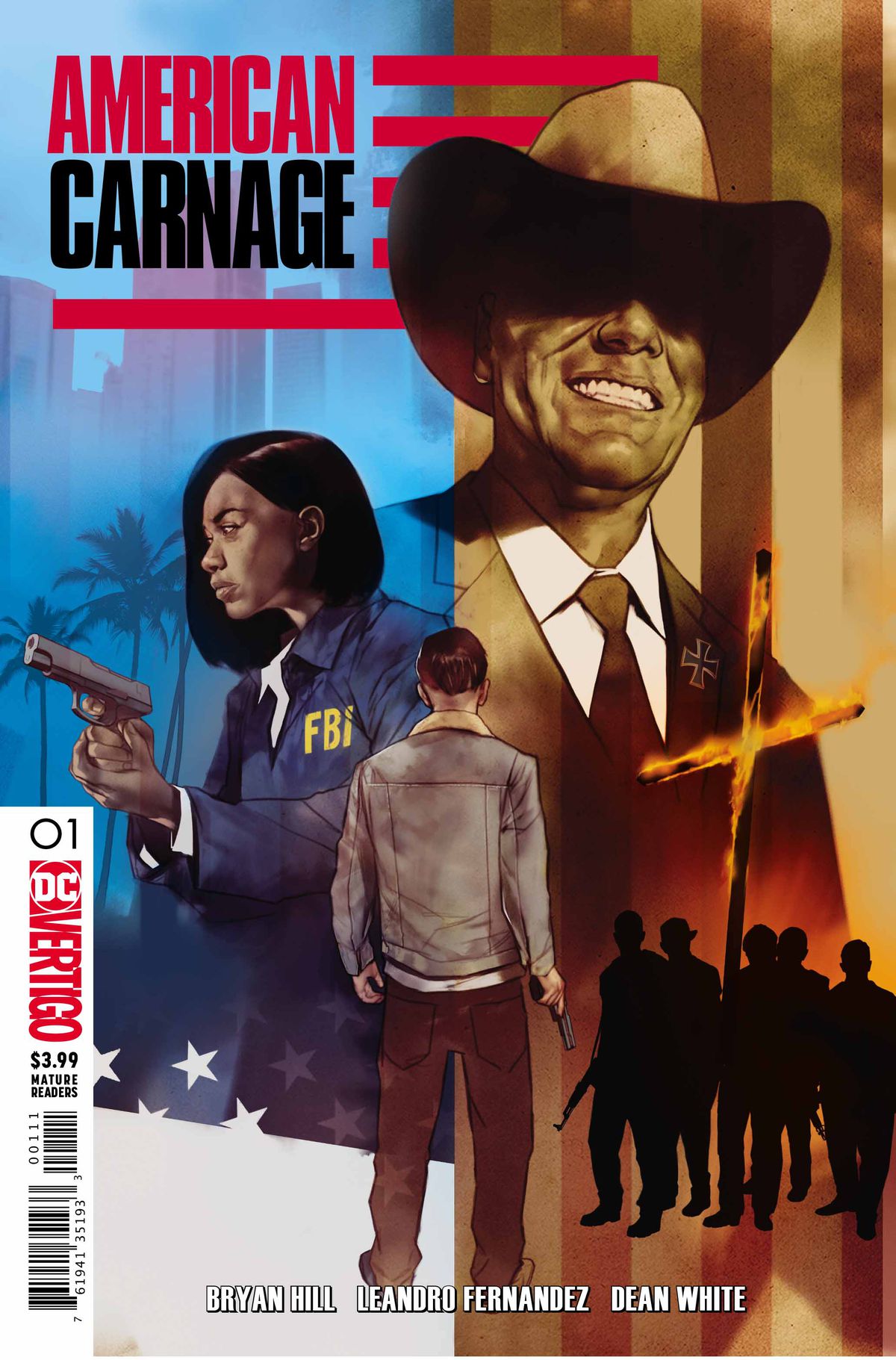The cover of American Carnage, DC Vertigo (2018).
