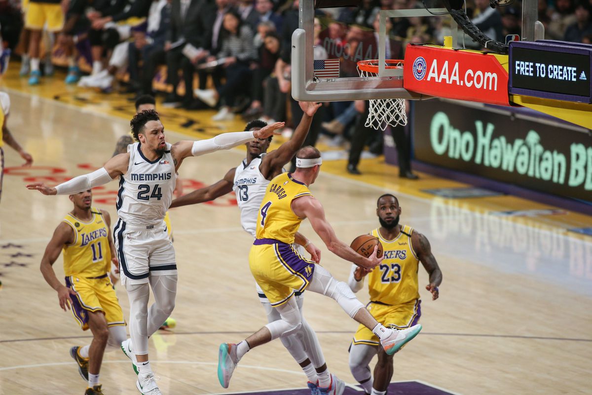 NBA: FEB 21 Grizzlies at Lakers