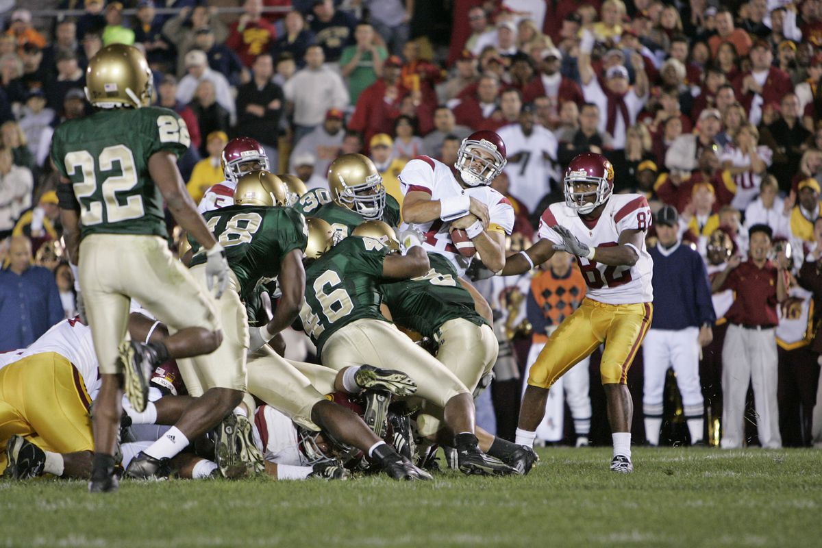 NCAA Football - USC vs Notre Dame - October 15, 2005