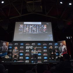 UFC 154 press conference photos