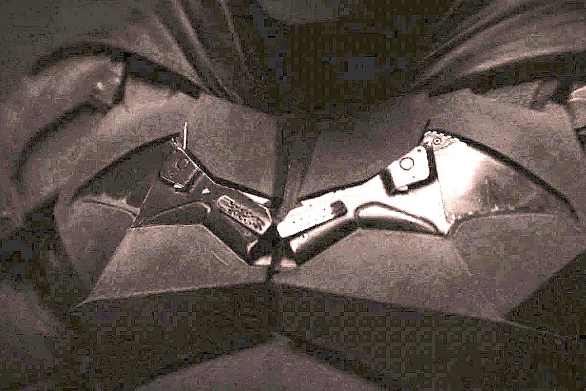 close-up of the bat symbol on robert pattinson’s batman costume in the batman