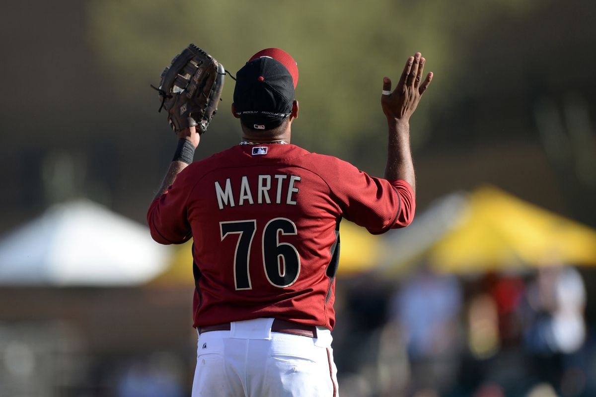 No, this is the *other* Marte. Andy, not Alfredo.