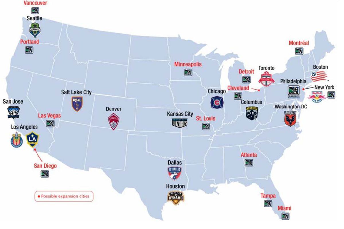 MLS Expansion Map?