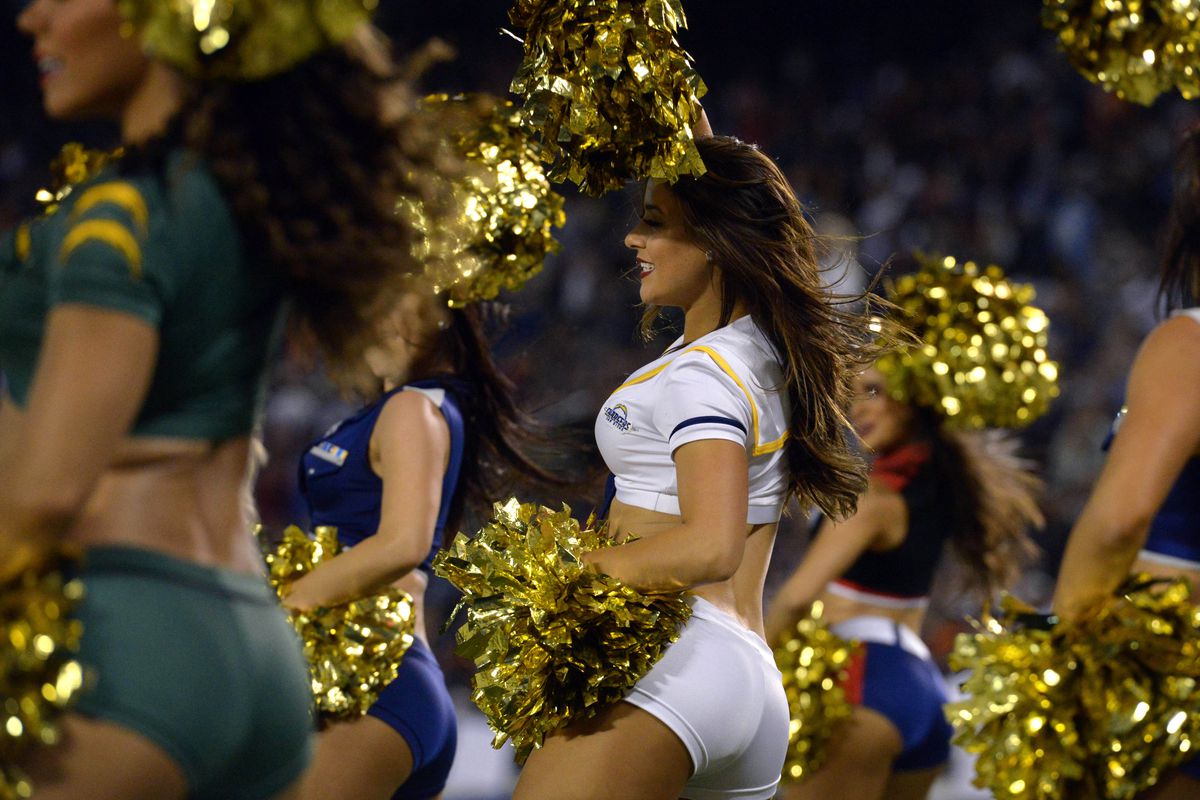 The Chargers will play like butt. Here are some butts.