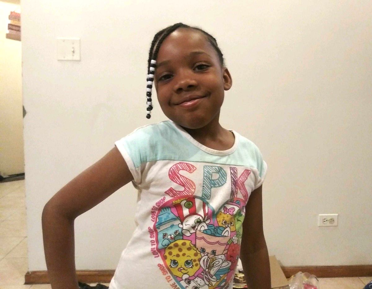 Natalia Wallace, 7, who was shot to death July 4 outside a home in the 100 block of North Latrobe Avenue in Austin.
