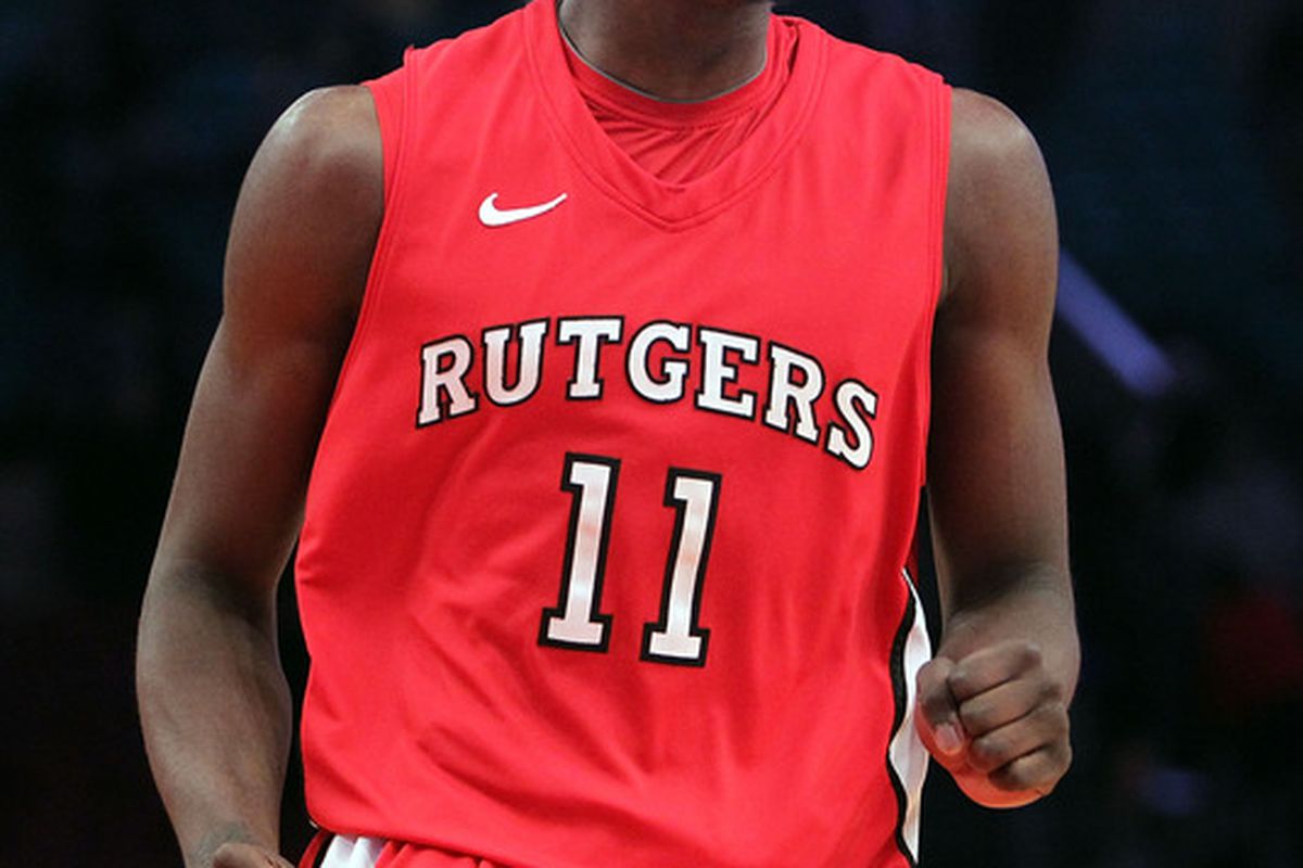 Dane Miller needs 17 more points to reach 1000 for his Rutgers career.
