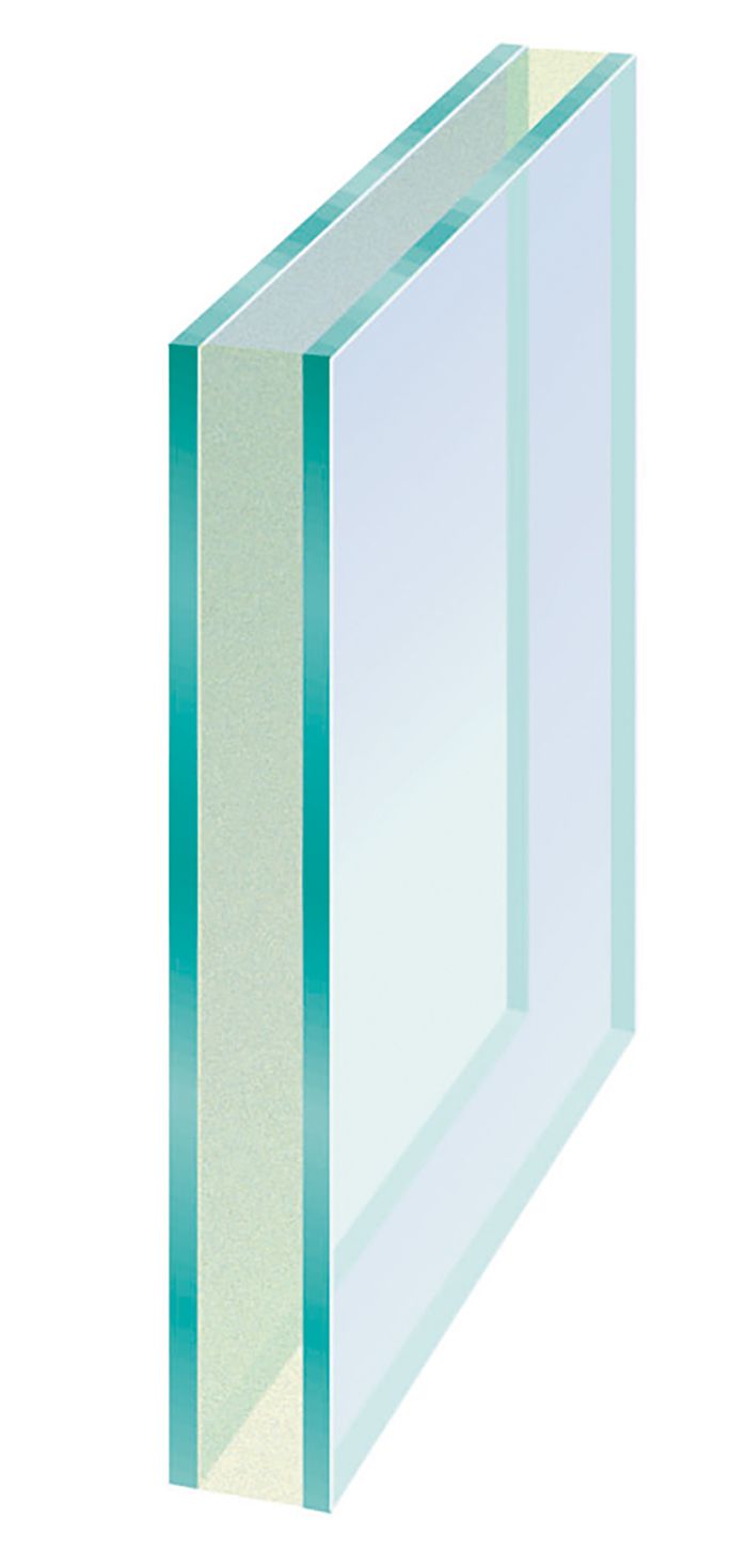 <p>Double-Pane Insulated Glass</p>