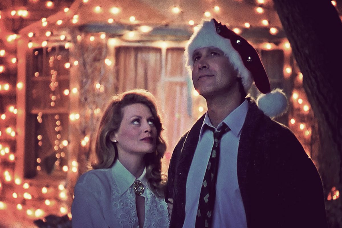 Ellen Griswold (Beverly D'Angelo) and Clark Griswold (Chevy Chase) admire their Christmas lights in "National Lampoon's Christmas Vacation." If you live in Saratoga Springs and your house is lit up like the Griswolds’, you should consider entering the cit
