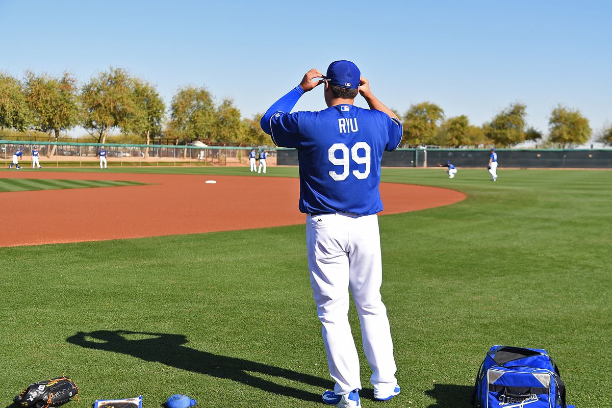 MLB: Los Angeles Dodgers-Workout