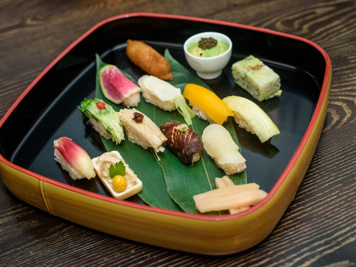 Vegetable sushi at Nobu Restaurant &amp; Lounge