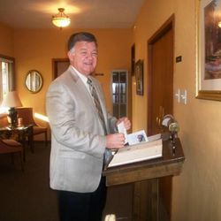 Funeral Director Ron Henderson oversees Fred Young Funeral Home in Cloverdale, Calif., (part of the Santa Rosa Mortuary family located in Sonoma County's wine country).