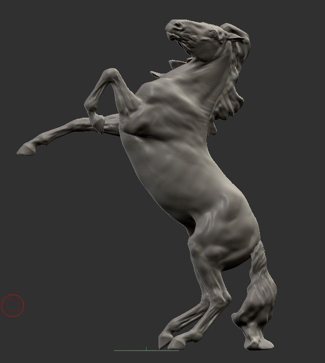 3D rendering of a Breyer horse