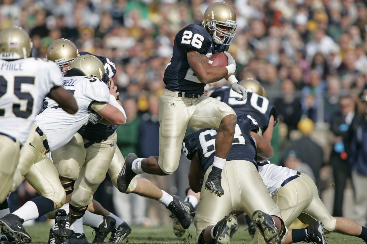 NCAA Football - Navy vs Notre Dame - November 12, 2005