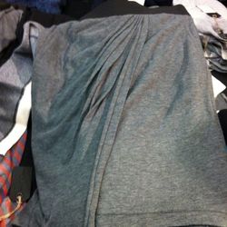 Dark grey wrap skirt $125