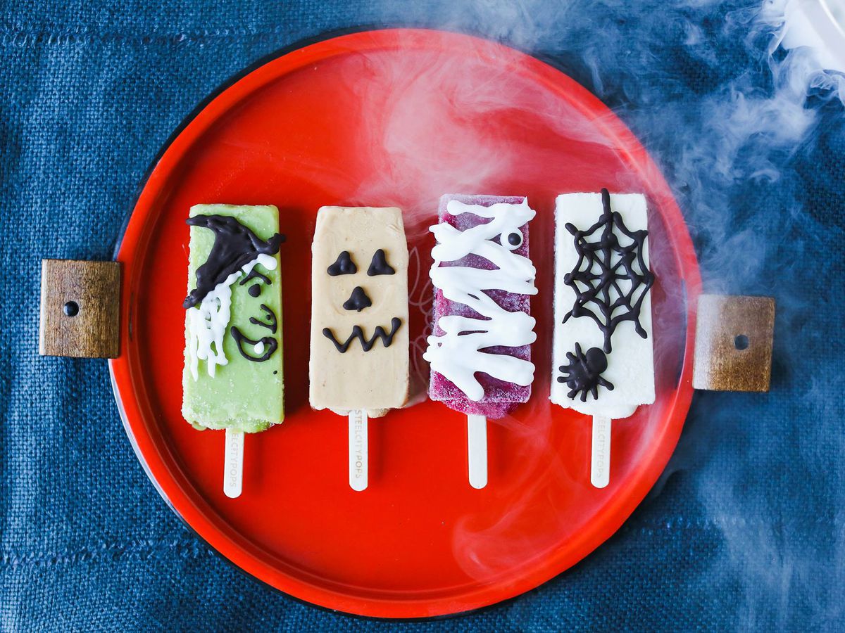 Spooky pops to share with the kids, or just eat alone