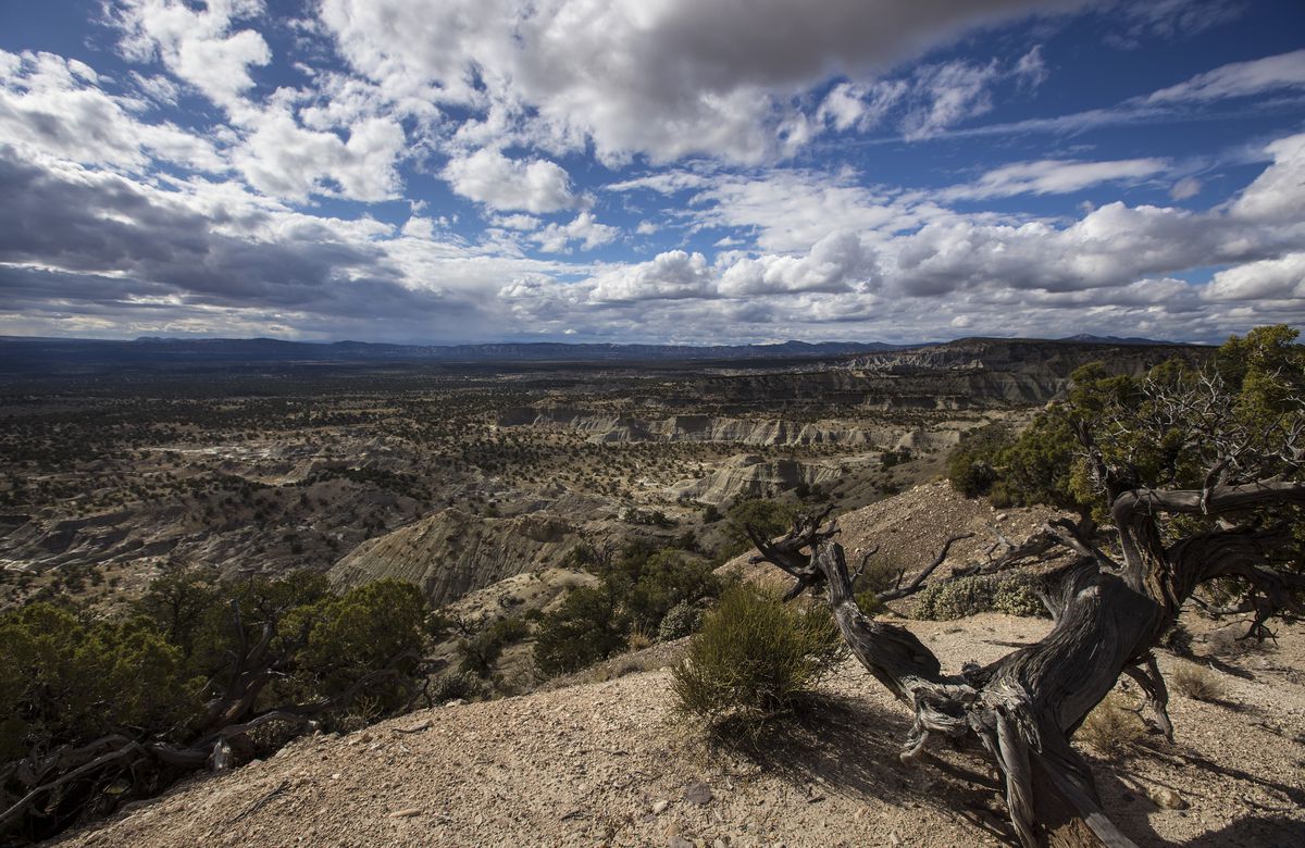 The moon-like Grand Staircase Escalante National Monument