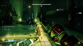 Destiny2のKing's Fall Raidでのトーテムの遭遇の中央プレートにガーディアンが堆積する