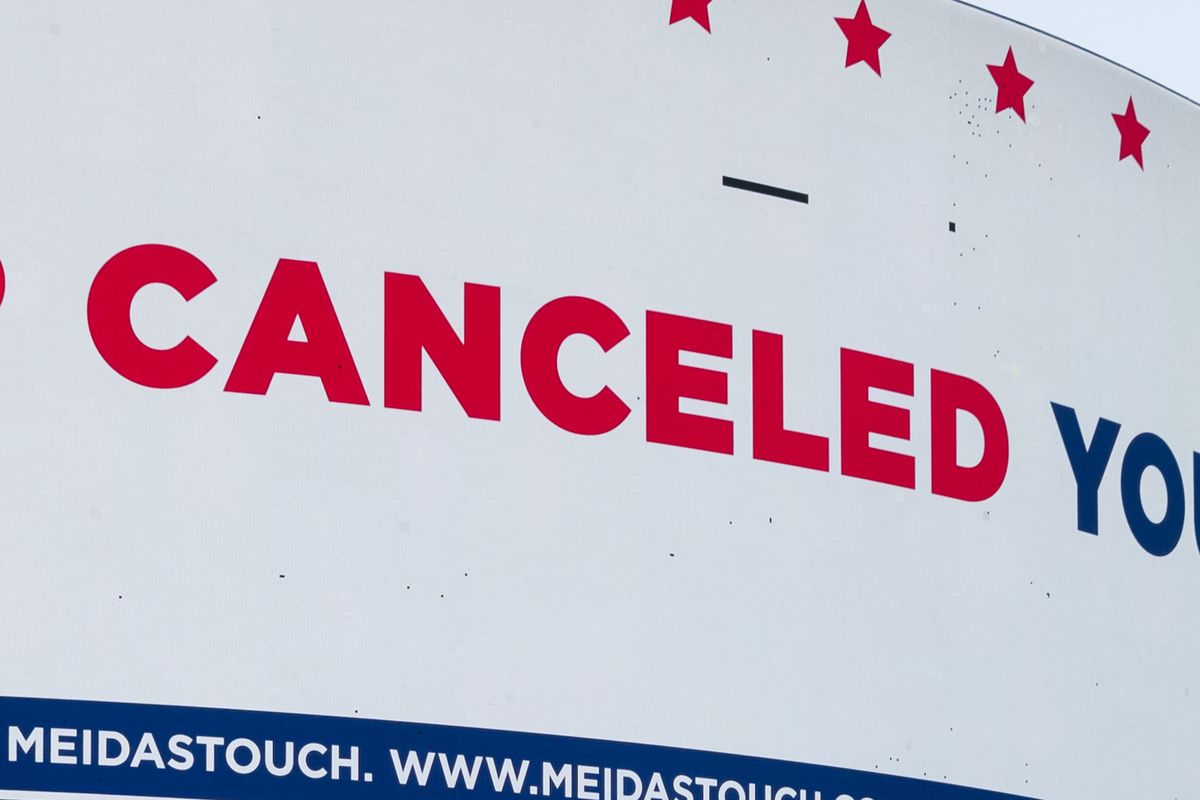 Trump Canceled Sign