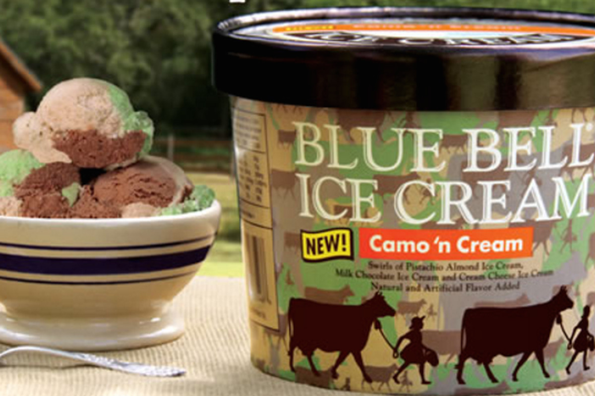 Blue Bell Camo N' Cream