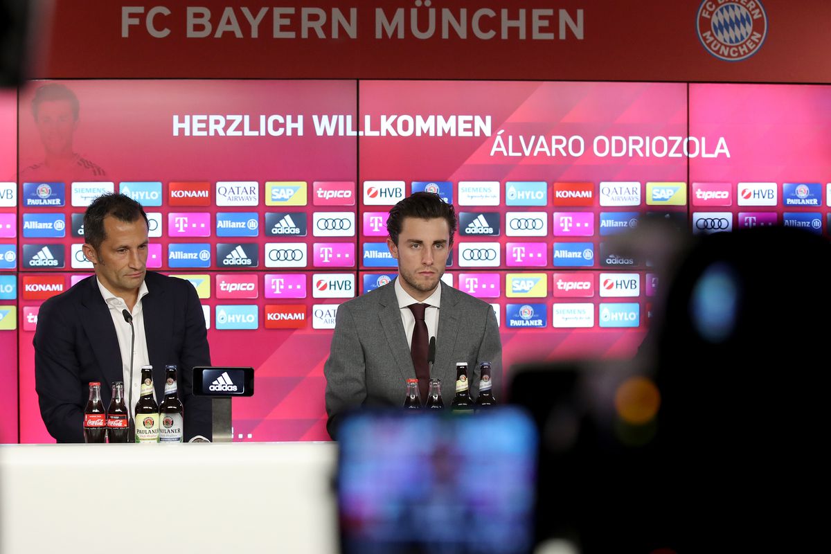FC Bayern Muenchen Unveils Newly Signed Player Alvaro Odriozola