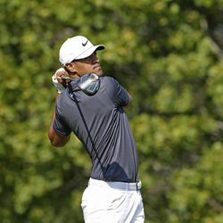 Tony Finau is photographed on the golf course. AP Photo/Nam Y. Huh