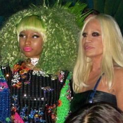 Someone took this photo at the Versace x H&M launch party in New York and is selling two of them for $1,500. <a href="http://www.ebay.com/itm/Versace-PARTY-H-M-Collection-PHOTO-EXCLUSIVE-11X17-NIcki-Minaj-and-Donatella-/270854651398?pt=US_CSA_WC_Shirt