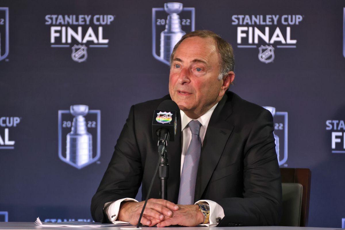 2022 NHL Stanley Cup Final - Commissioner Gary Bettman Press Conference
