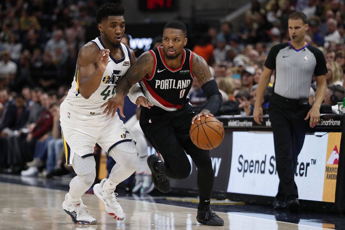 NBA: Preseason-Portland Trail Blazers at Utah Jazz
