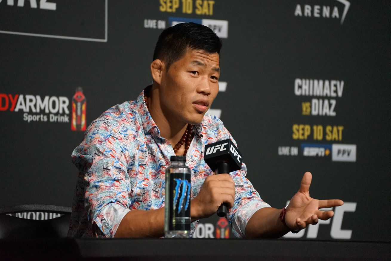 Li Jingliang details backstage melee that led to UFC 279 press conference cancellation: ‘Complete chaos’