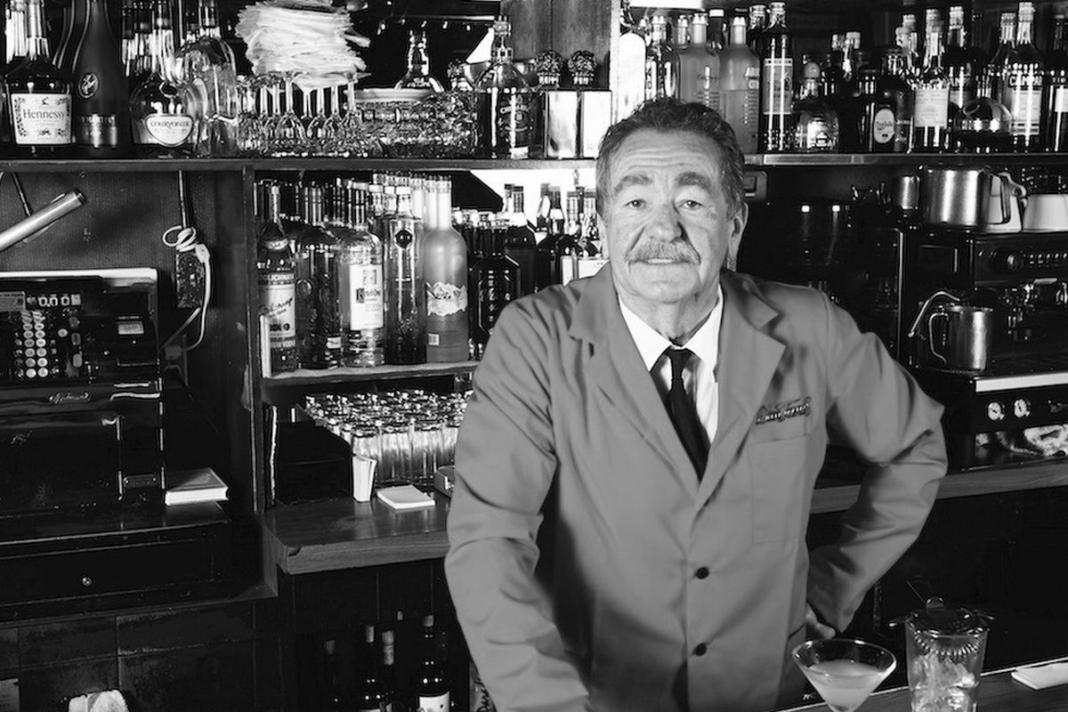 Michael Gotovac, bartender at Dan Tana’s for over 50 years