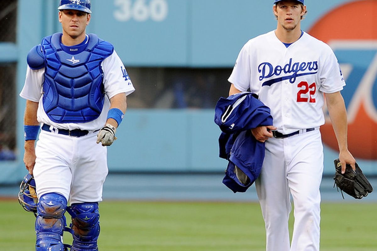 Clayton Kershaw and A.J. Ellis look to start July with a win.