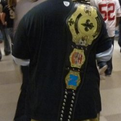 Championship belt. 