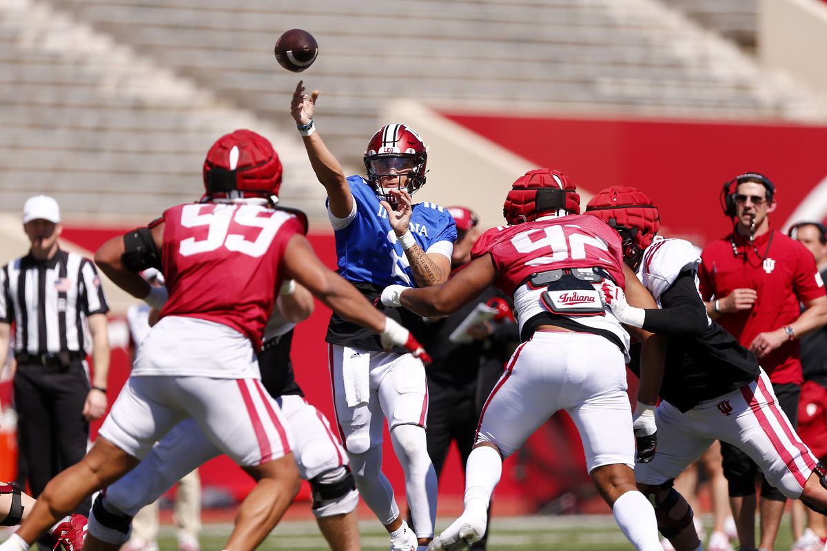 COLLEGE FOOTBALL: APR 15 Indiana Scrimmage