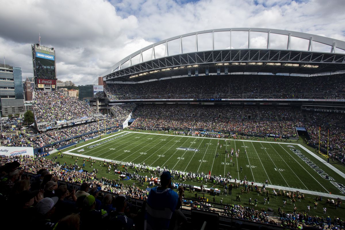 A general view of CenturyLink Field before the game between the Cincinnati Bengals and the Seattle Seahawks on September 8, 2019 in Seattle, Washington.